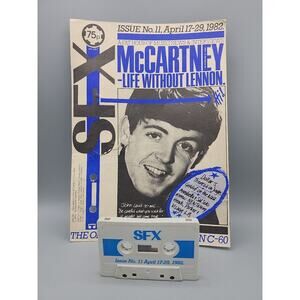 PAUL MCCARTNEY SFX Cassette Magazine Issue #11 1982 & Tape "Life Without Lennon"